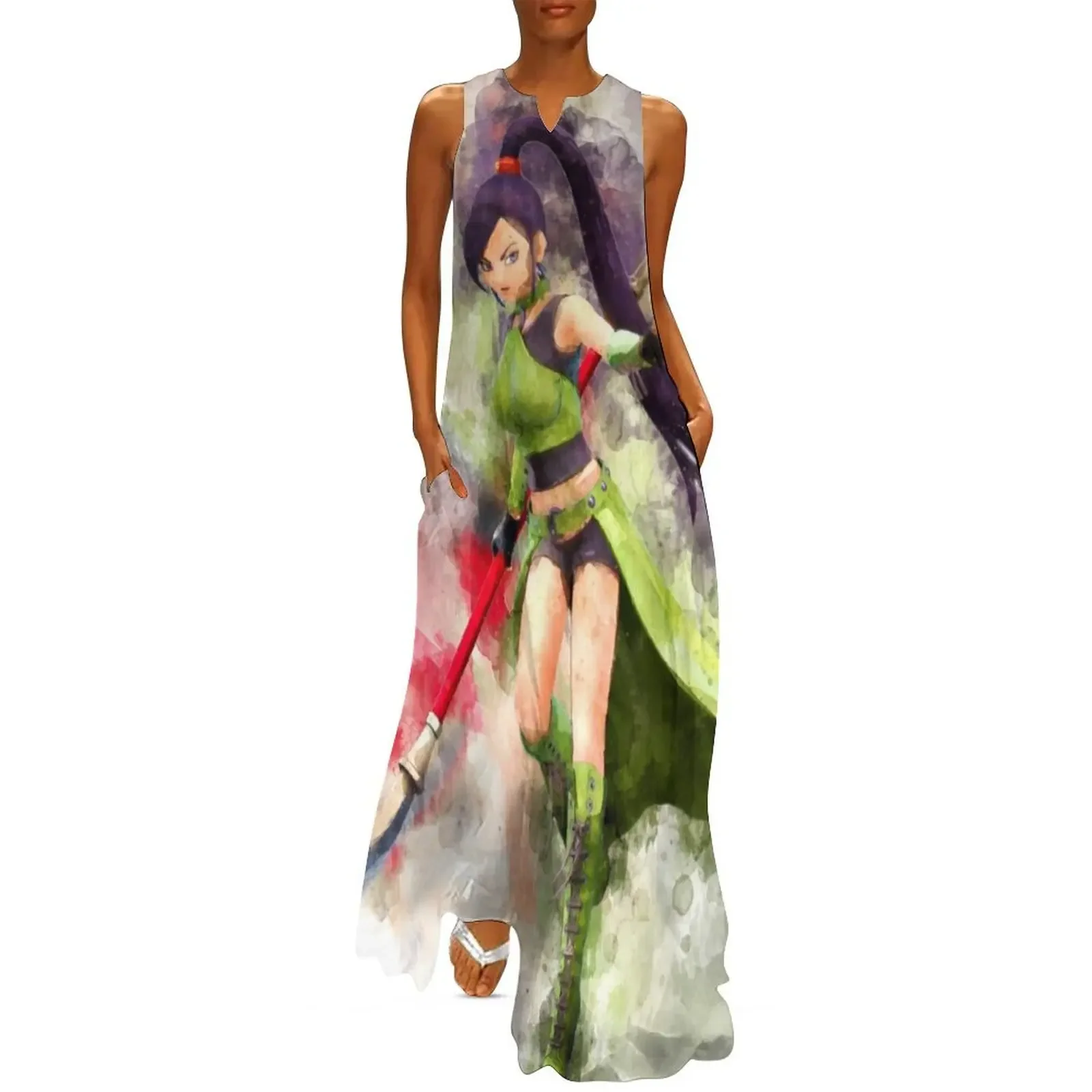 

Jade - DQXI Watercolor Long Dress Dresses evening dress luxury woman party dress cocktail dresses