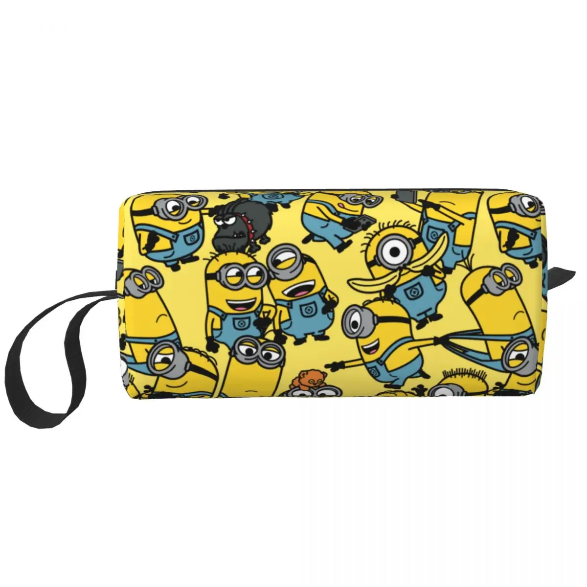 Minions The Rise Of Gru Cartoon Makeup Bags Toiletry Cosmetic Bag Trend Outdoor Makeup Organizer Case