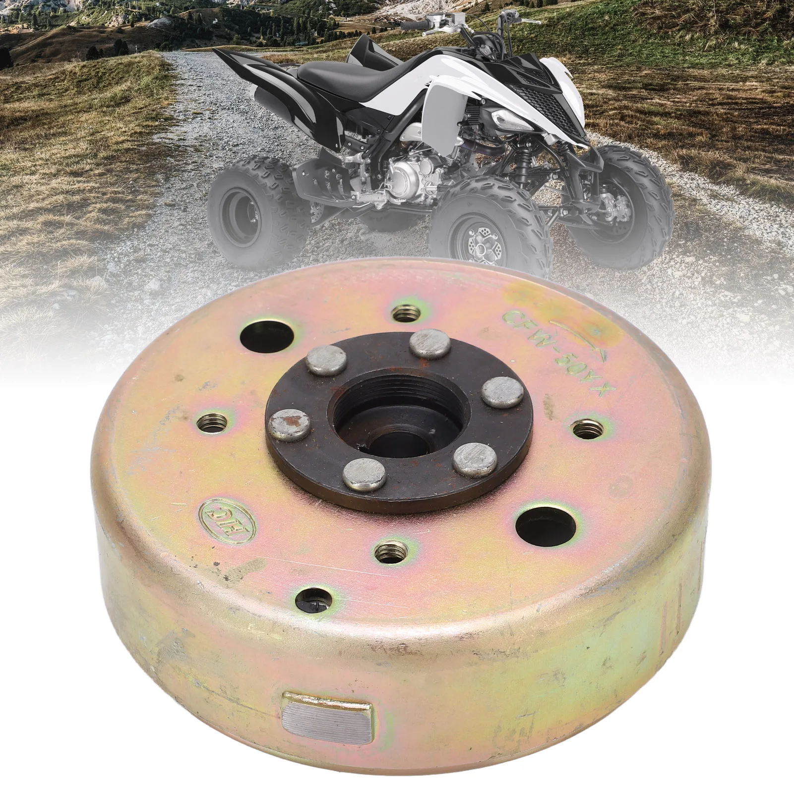 

Engine Stator Flywheel Steel Alloy for GY6‑50 60 80CC Go Karts Scooters ATV UTV Motorcycles