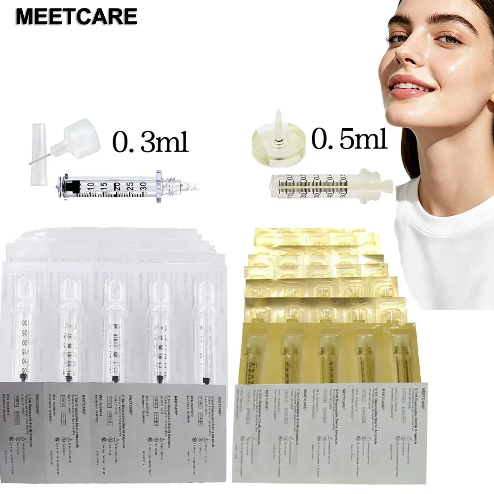 0.3ml & 0.5ml Ampoule Head Cartridge Replacement Parts for Hyaluron Pen Hyaluronic Acid Pen for LIP BOOST Beauty Skin Care Tool
