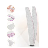 5pcs/10pcs/25pcs /Lot Professional Nail File Reusable Double Sided Emery Board(100/180 Grit) Nail Styling Manicure Tool 5