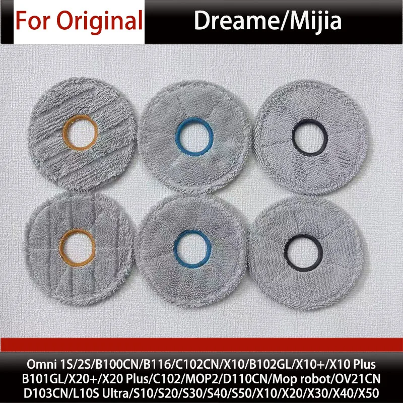 tampons-de-vadrouille-de-remplacement-pour-aspirateurs-d'origine-dreame-x50-x40-x20-et-mijia-omni1s-2s-d103cn-consommables