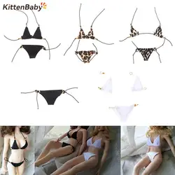 1:6 Dollhouse Mini Bikini Bra Underwear Lingerie Set Underpants Doll Model Decor