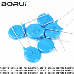 10pcs varistor piezoresistor 14D270K 14D470K 14D101K 14D151K 14D241K 14D271K 14D391K 14D431K 14D471K 14D561K 14D681K 14D821K