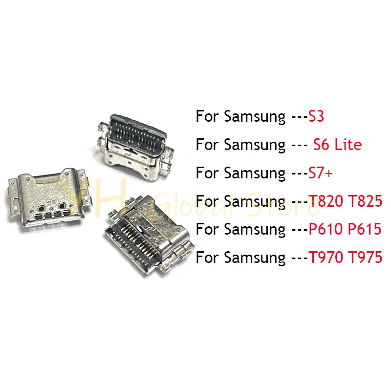 

20PCS For Samsung Galaxy Tab S3 T820 T825 S6 Lite P610 P615 S7+ T970 T975 USB Charging Port Dock Connector Socket