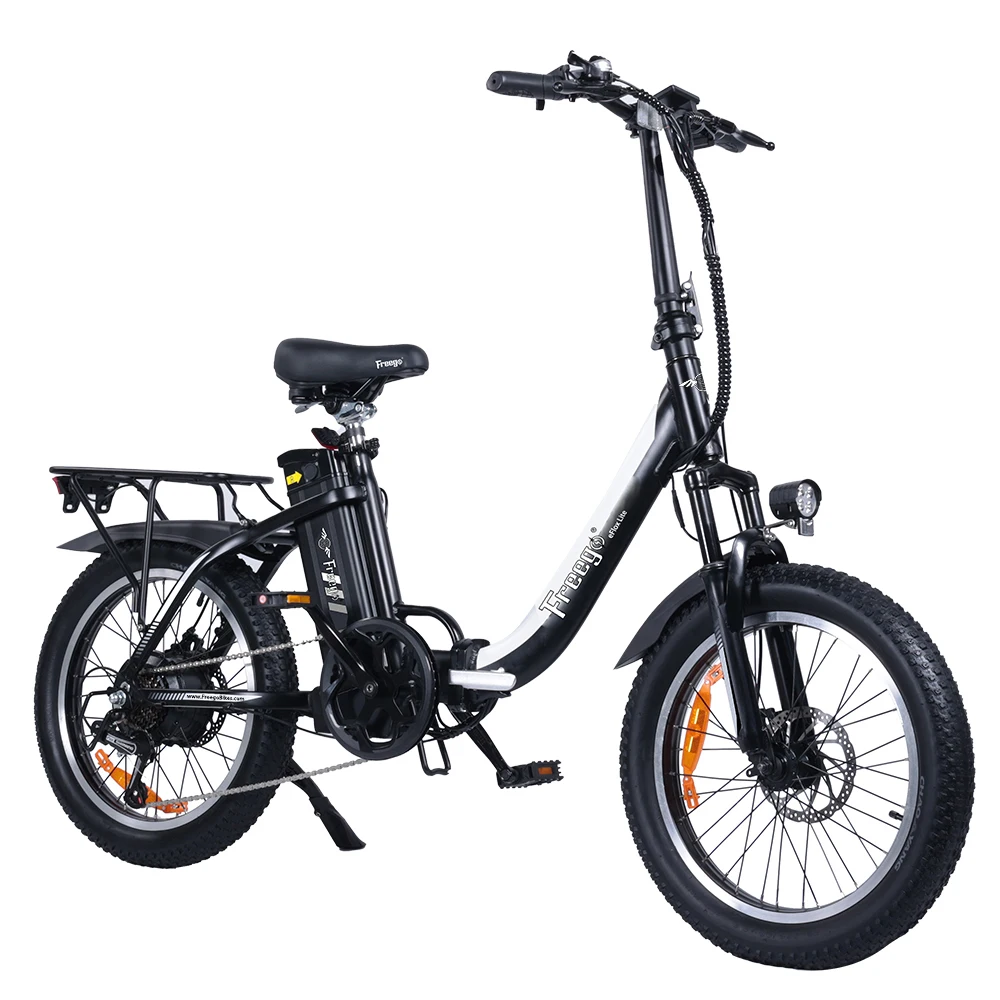 Freego B-20B Folding Electric Bicycle 48V 15Ah 500W   City Bike Fat Tire 