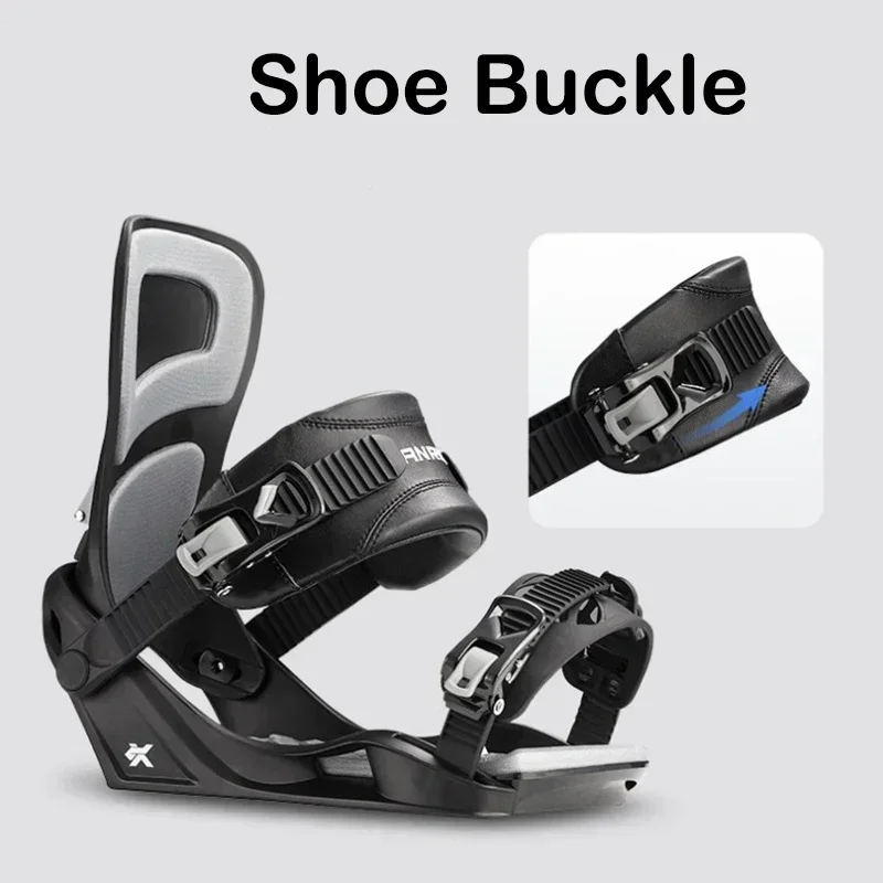 Outdoor Sports Skiing Binding 2025 Adults Adjustable Ski Binding Quick Release Buckle Universal Fixer Veneer Snowboard Shoes