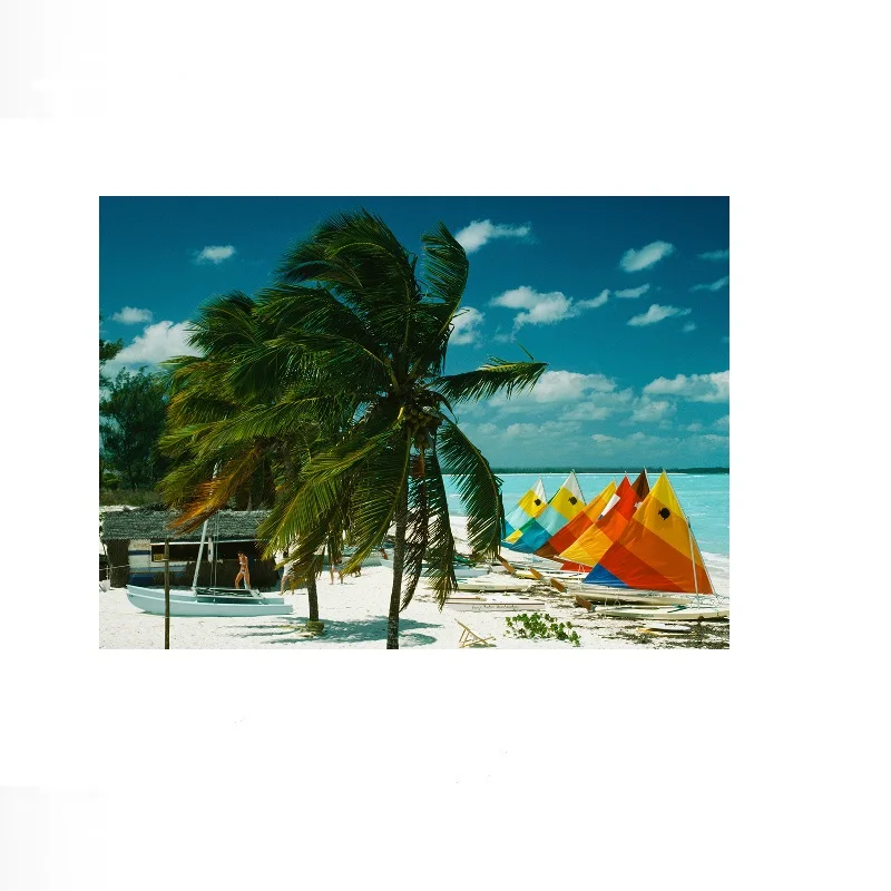 Slim Aarons, Treasure Cay, Print Art Canvas Poster, For Living Room Decor, Home Wall Picture