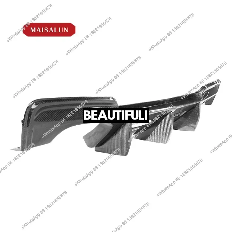Auto 1m Rz Carbon Fiber Rear Diffuser Car Bumper Diffuser for 1 Series 1m E82 E87 10-13