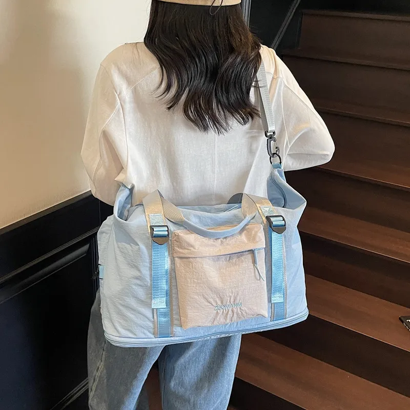 short-trip-handheld-travel-bag-large-capacity-fitness-separation-wet-and-dry-portable-maternity-bag-lightweight-nylon-busines