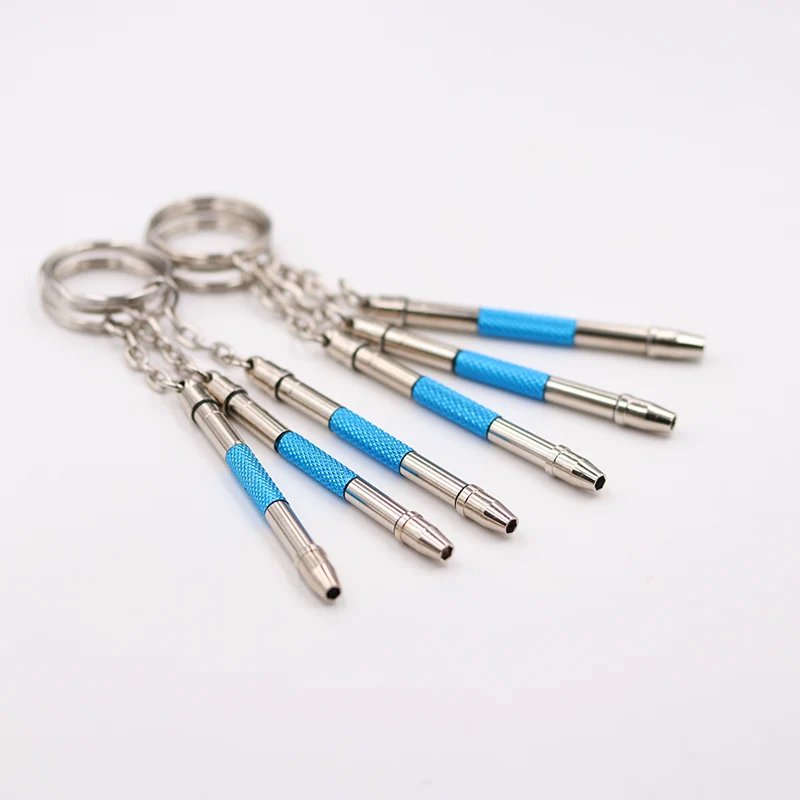 COLOUR_MAX 2Pcs Multi-Function 5 in 1 Mini Screwdriver for Glasses Phone Computer Watch Repair