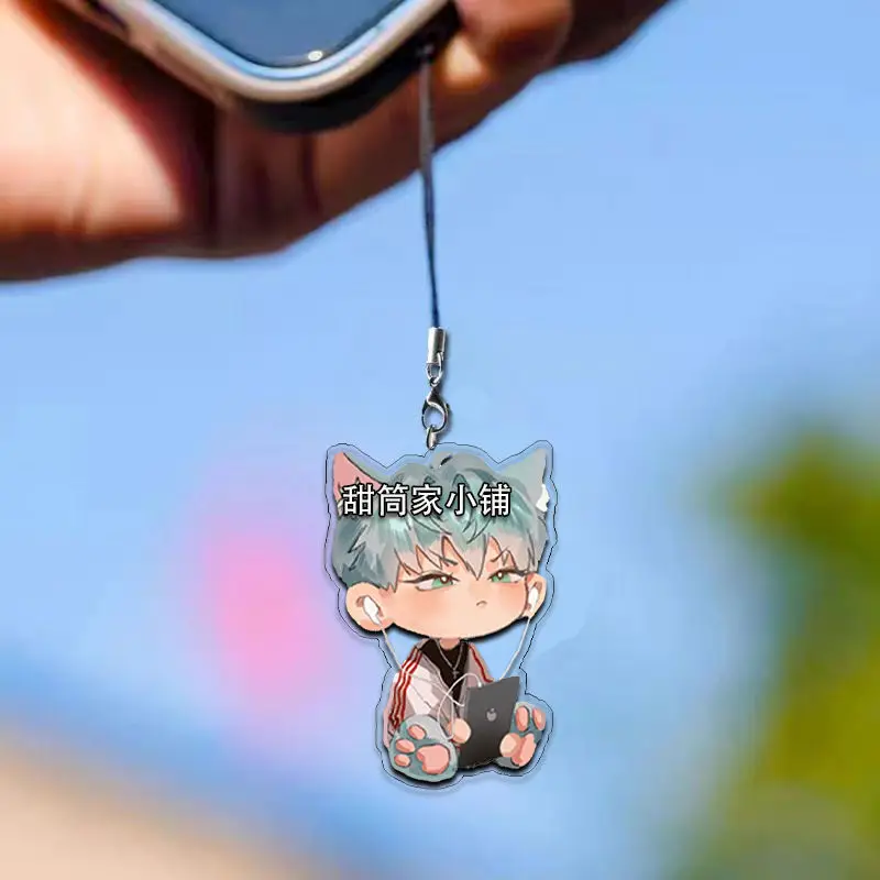 2 шт., Alien Stage, аниме Ivti Ivan Till, милая креативная универсальная сумка с героями мультфильмов, украшение для мобильного телефона, изысканный кулон, ремешок для ключей