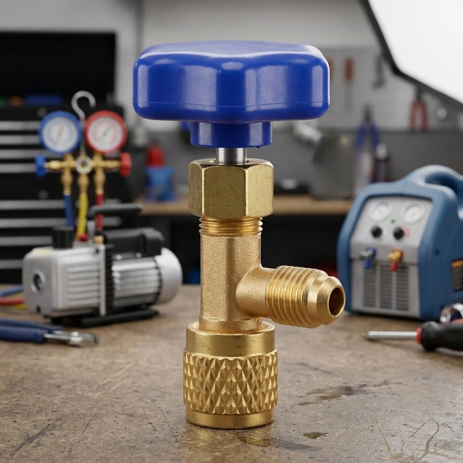 Dispensing Valve Valve Brass Plastic for Gold 1 4 for sae Shut-off Valve Plastic Cap Construction Conditioning Control Valve