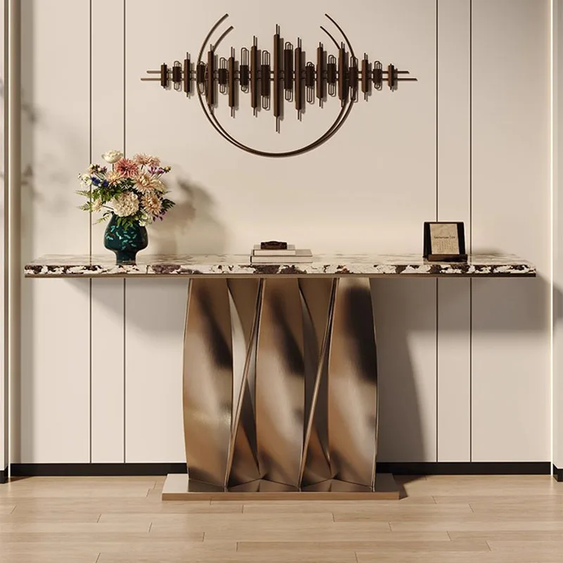 

European Classic Entryways Table Beauty Cozy Luxury Premium Console Table Exquisite Modern Console Tafel Living Room Furniture