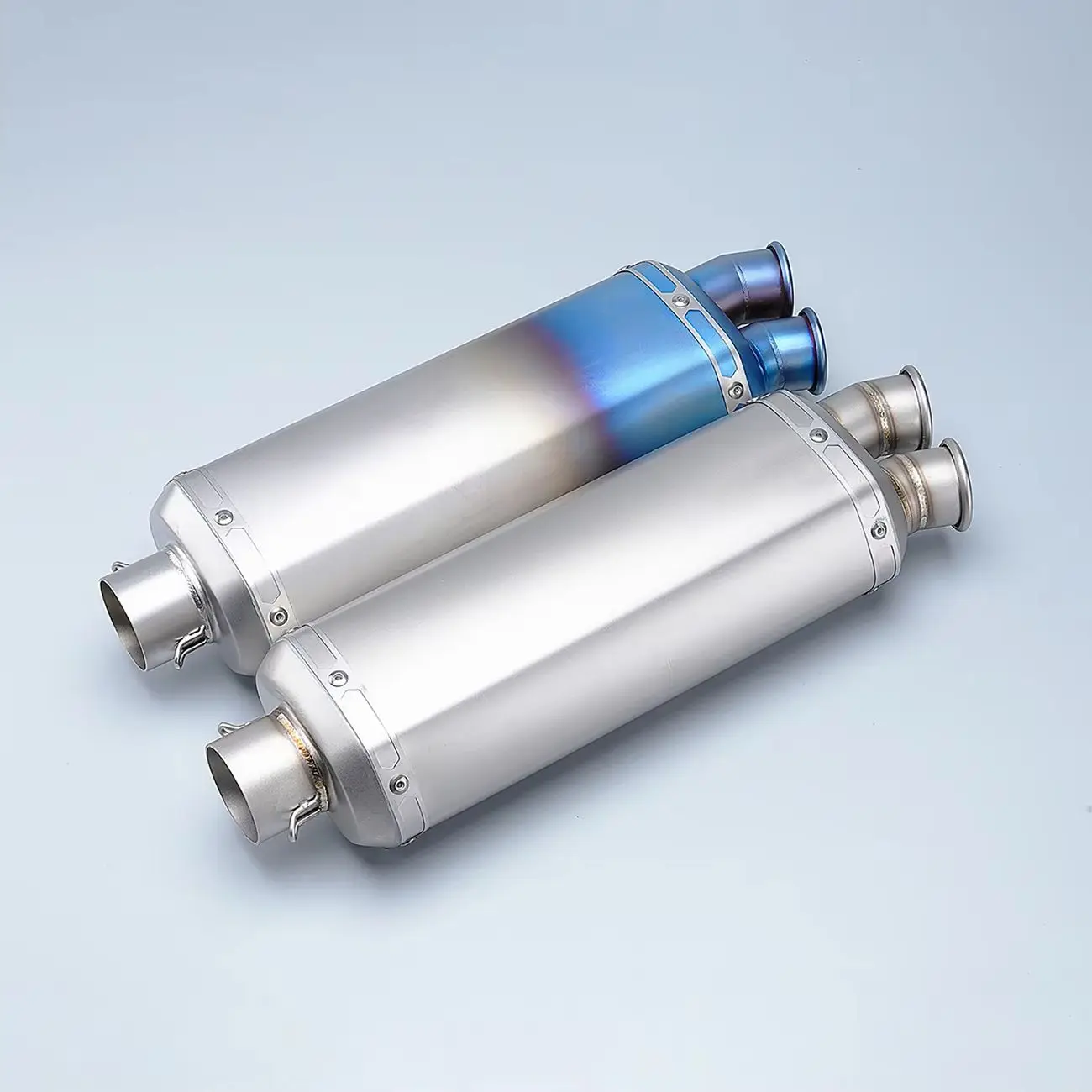 

Универсальная выхлопная труба для мотоцикла 51 мм с двойным отверстием DB Killer, подходит для F800 F750 Z900 MT09 R7 MT03 ZX4R R6