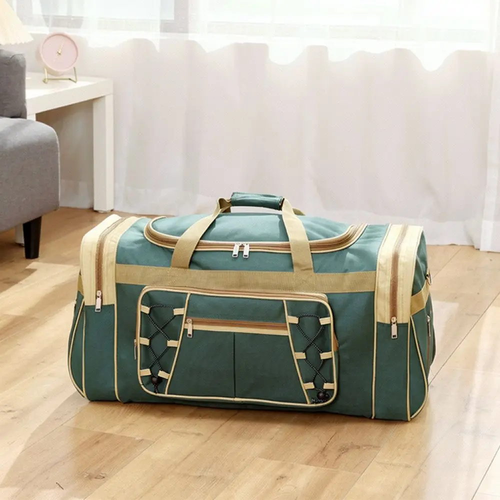Large Storage Travel Bag Waterproof Oxford Moving Packing Duffel Portable Shoulder Handbag Foldable Luggage Organizer