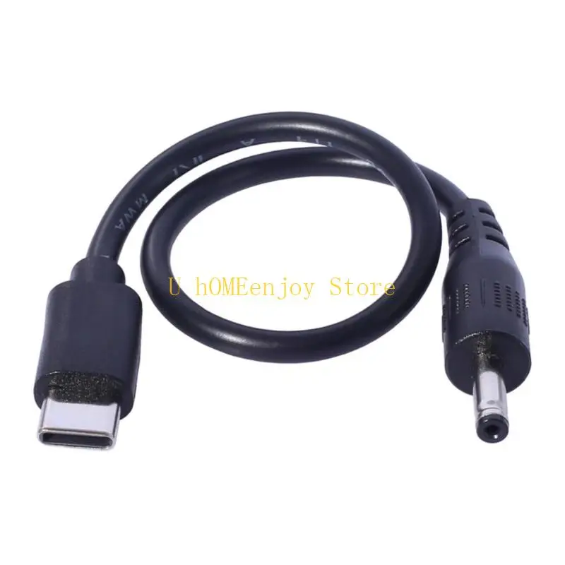B0KF USB C to 3.5mmx1.35mm Adapter Cable USB C to 35135 Adapter Cable Power Charging Cord for Router Fan Table Lamp