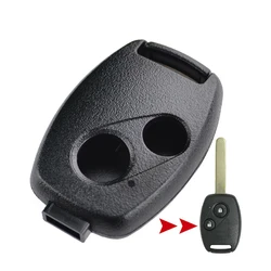 APKTNKA-funda de repuesto para llave de coche, carcasa Fob para Honda Civic Accord Pilot Fit Crv Jazz Frv s2000 Stream Odyssey, 2 botones sin hoja