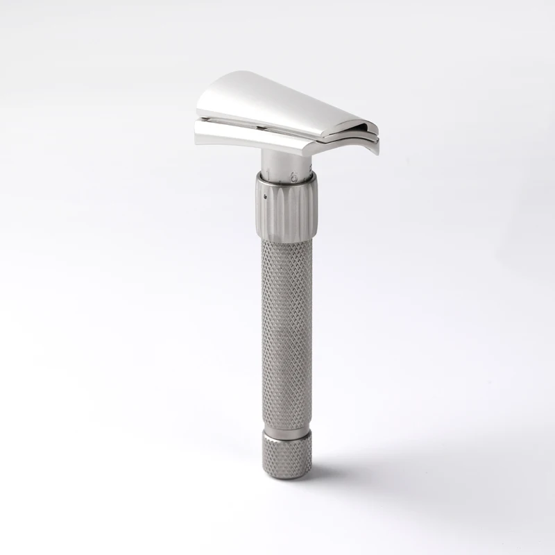 2026 Yaqi Matte Version Torqx Stainless Steel Slant Adjustable Safety Razor view 3