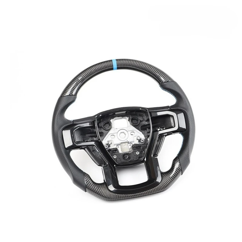 

0 Carbon fiber steering wheel, sports steering wheel, carbon fiber perforated leather titanium wheel