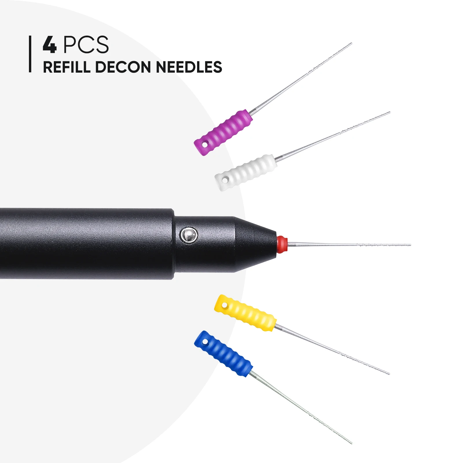 FOSHIO Car Tinting Micro Barbed Decon Needle Pen Fine Tip Dust Dirt Remover Carbon Vinyl Wrap PPF Film Contamination Removal