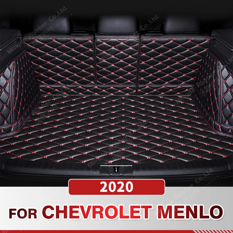 

Auto Full Coverage Trunk Mat For Chevrolet MENLO 2020 Car Boot Cover Pad Cargo Liner Interior Protector Accessories