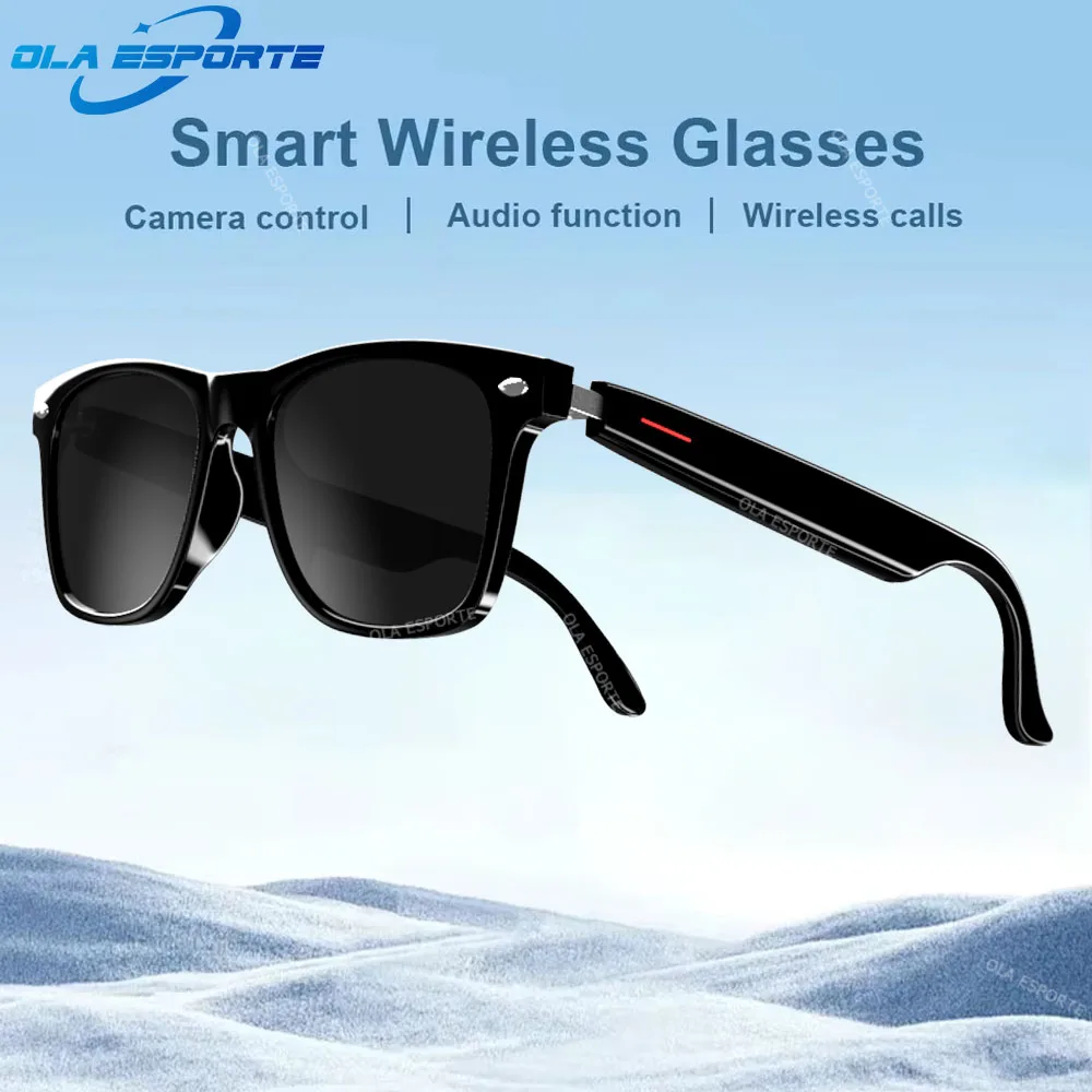 

Smart Anti-Blue Light Sunglasses Bluetooth Talk Remote Control Camera Music Playback UV Protection Smart Glasses Earphone Women