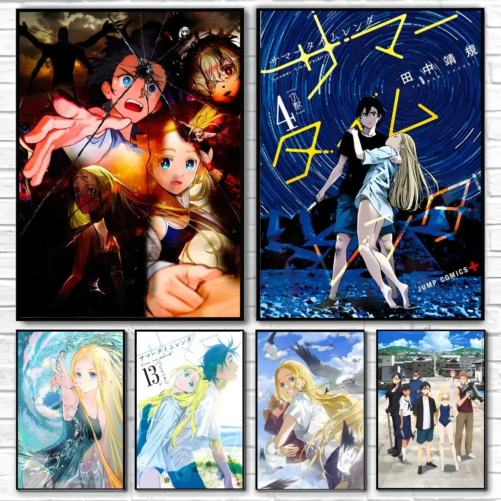 Anime Summer Time Rendering Poster Poster High Quality Wall Art for Home Office Bedroom Living Room Perfect