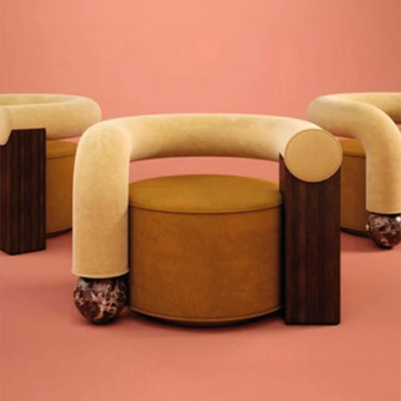 

Red Comfy Trending Chair Armrest Sponge Beauty Design Reading Chair Floor Designer Sillones Para Sala De Estar Nordic Furniture