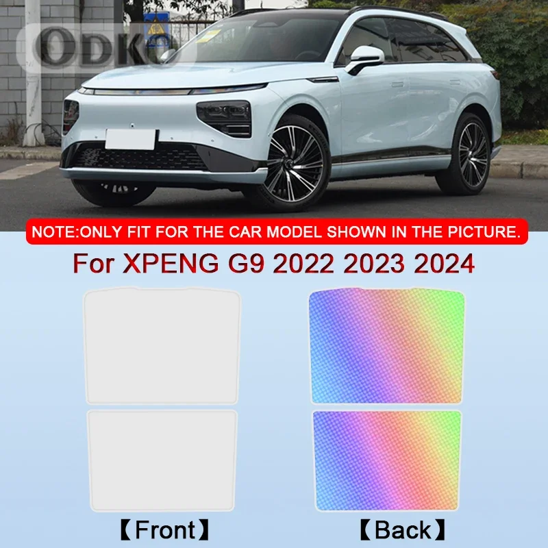 

Автомобильный солнцезащитный козырек-шторка на люк с эффектом ледяных кристаллов, разноцветный, для XPENG G9 2022 2023 2024