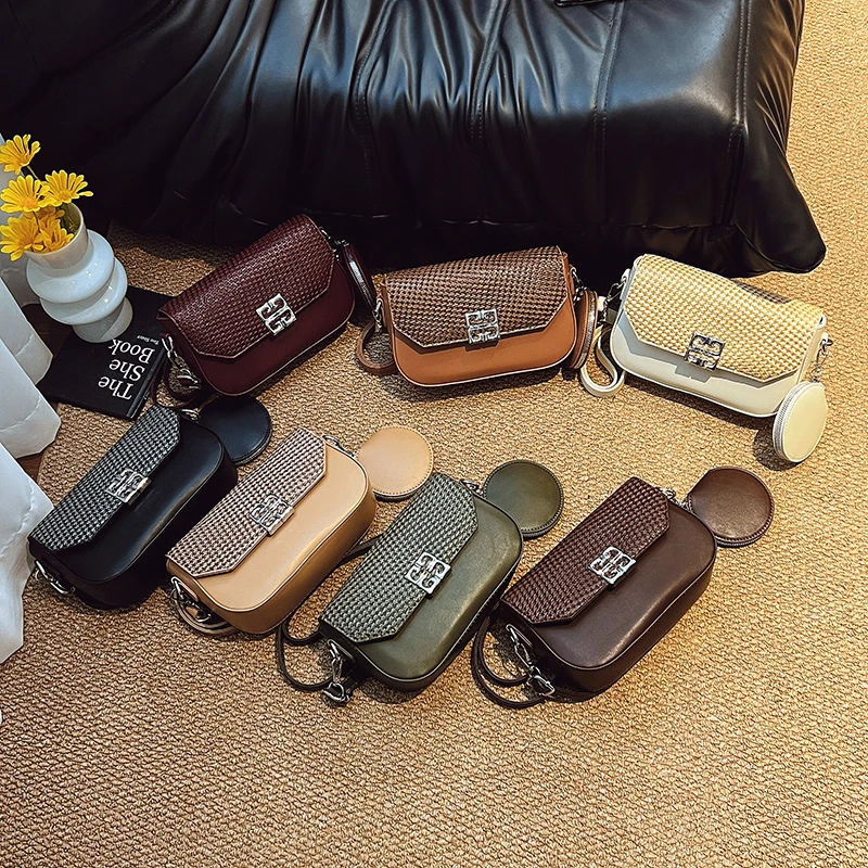 

Trendy Anti-theft Crossbody Bag for Women Office Commute with Suede Material Hidden Zipper Pocket Adjustable Strap Easy to Match