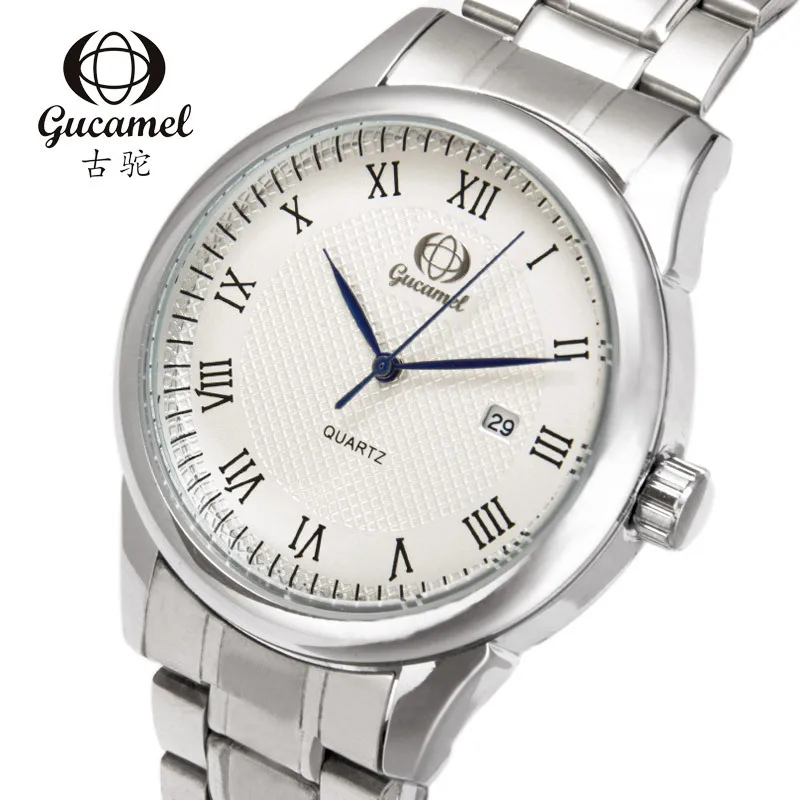 

Часы с римскими цифрами, мужские кварцевые часы, кварцевые часы с одинарным календарем