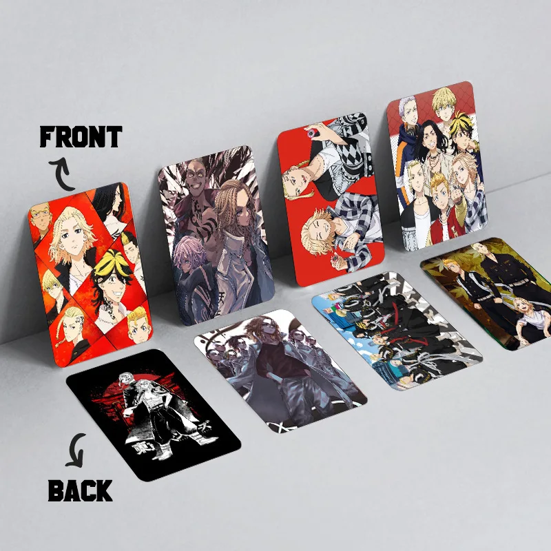 60Pcs LOMO Cards Anime Jujutsu Kaisen Chainsaw Man Tokyo Revengers Post Card Hobby Game Collection Toys For Children Gifts