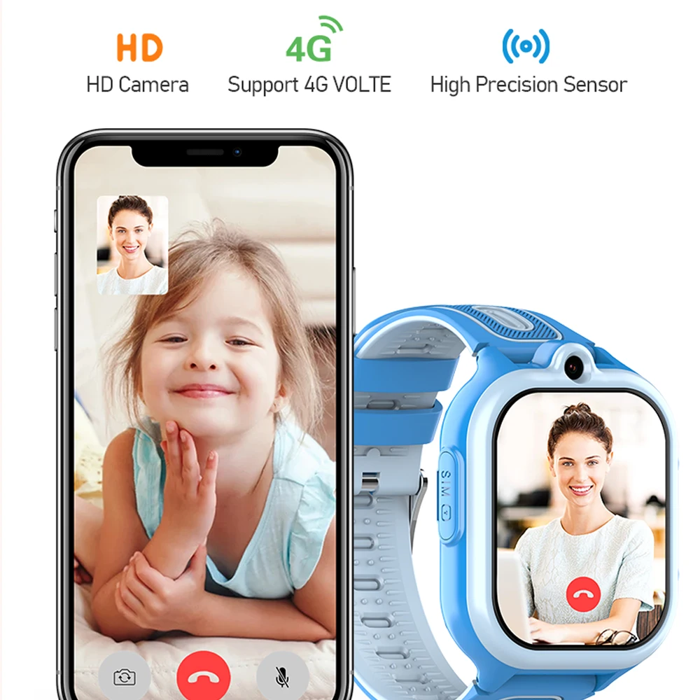 VALDUS 2025 Neue DF91 Kinder Smartwatch 8 GB Speicher WIFI GPS Positionierung SOS SIM Karte 30 W Kamera App Shop Video Anruf Kinder Uhr