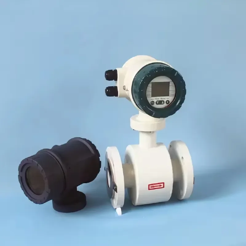 Factory Direct Sale Smart Low Cost Remote 240v Lcd Display Triclamp Lcd Display Water Flow Metre Electromagnetic Flow Meter