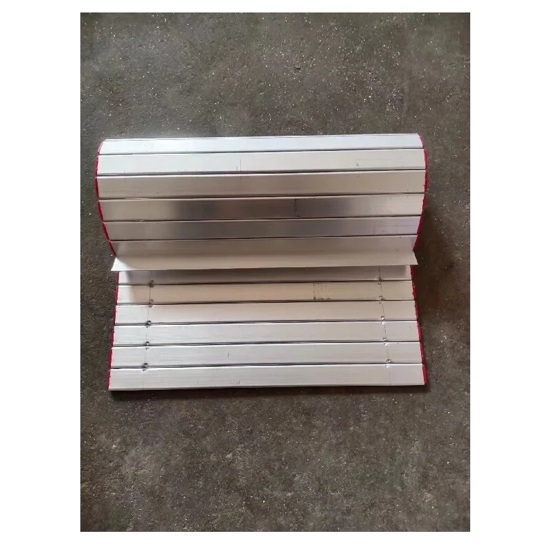 CNC aluminium rolling curtain 560 mm width  x 740 mm length