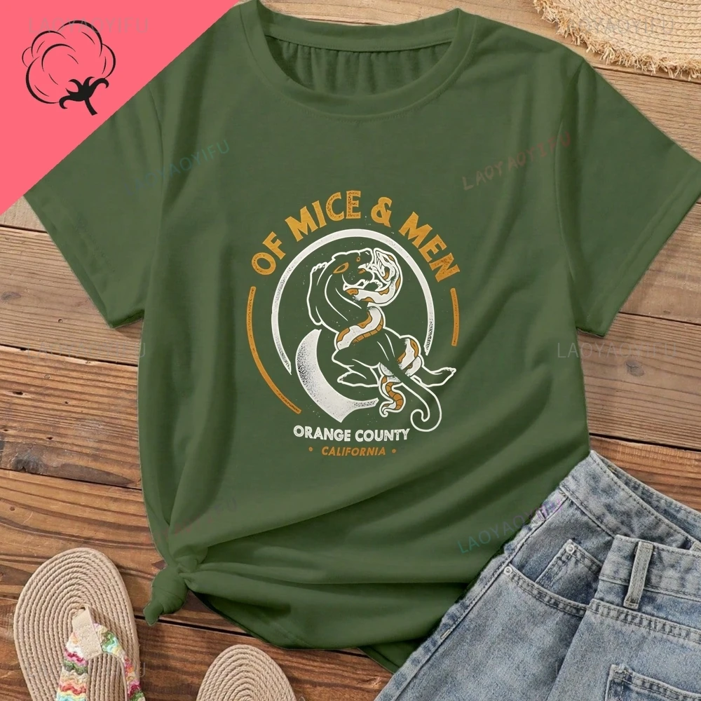 نسخة جديدة من الفئران والرجال - (تي شيرت طبق الأصل على الطراز القديم لكل من الرجال والنساء، مصنوع من القطن الخالص)