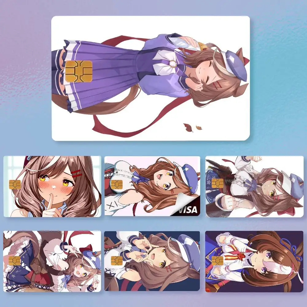 M-Meisho Doto P-Pretty Derby  Credit Card HD Stickers Easy to replace, change card style anytime as you like