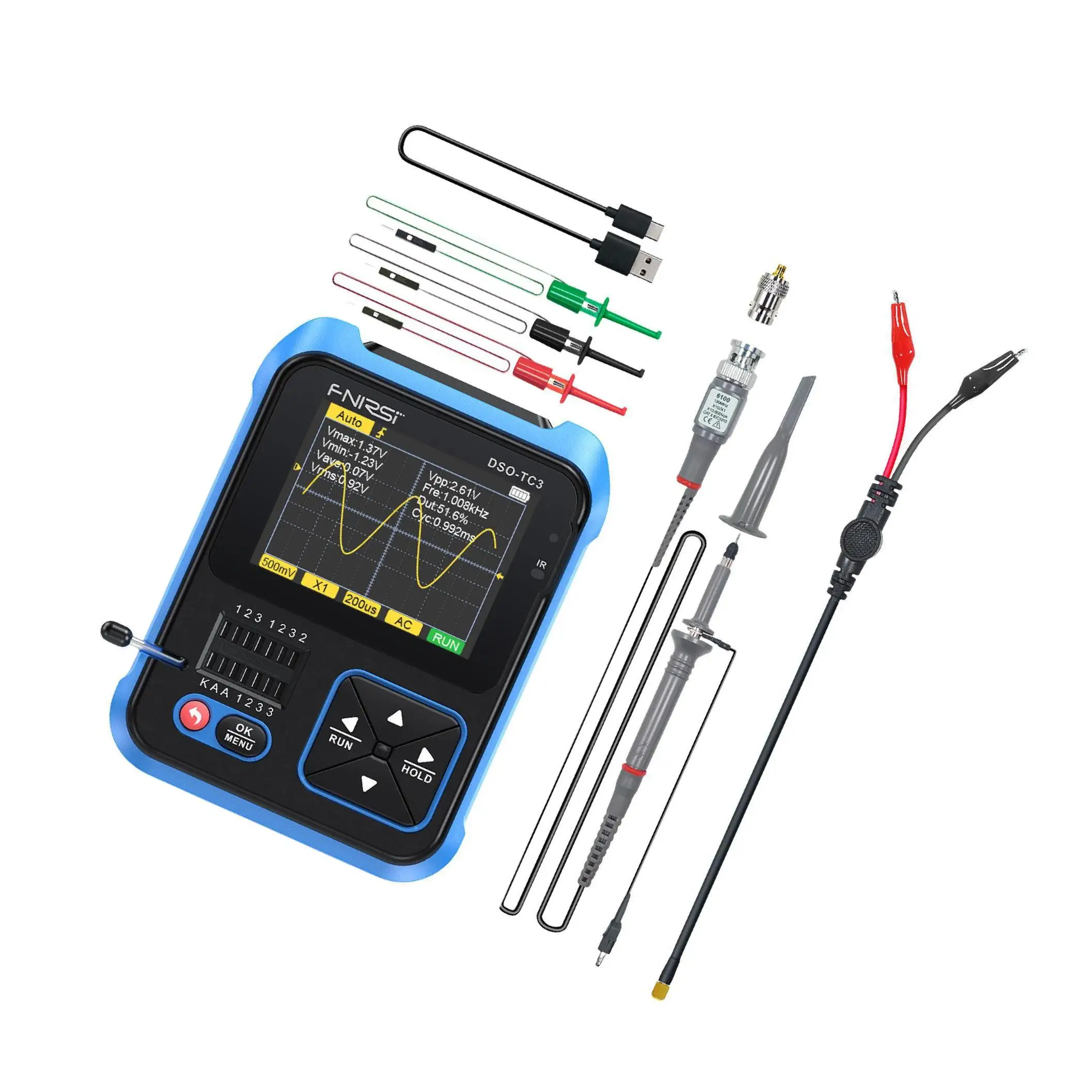 

Digital Oscilloscope for on Site Debugging Electronic DIY Detection Teaching