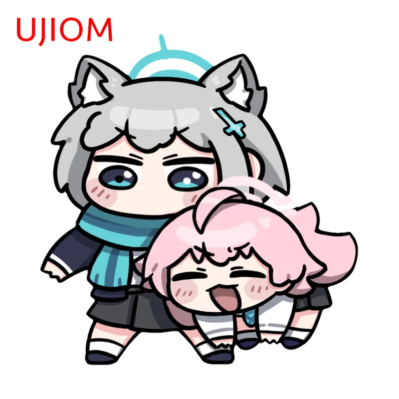 

UJIOM Trendy Sunaookami Shiroko Wall Sticker Exquisite Fashionable Amusing Enchanting Sunscreen Decal Cupboard Vestibulec