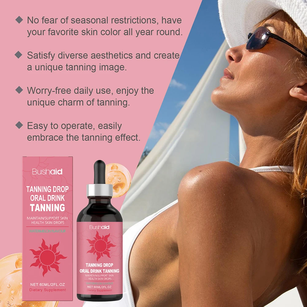60 ml de bronceado sin sol de bronceado hidratante Natural Natural Gradual bronceado para el uso diario de la playa Atencin solar al aire libre