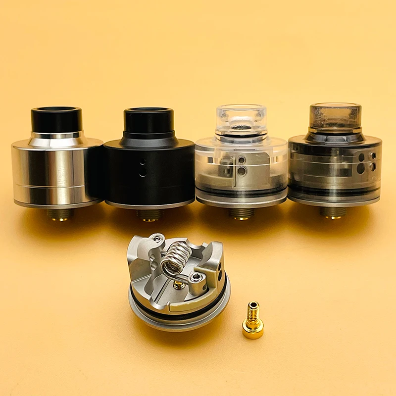 DSX HAKU VENNA V2 RDA 316SS 22 مللي متر رذاذ واحد لفائف تدفق الهواء مدخل قابل للتعديل إعادة البناء خزان Vape المرذاذ مع BF squonk