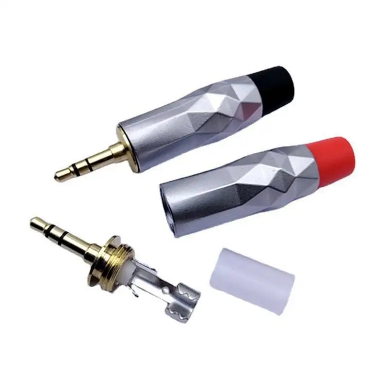 Адаптер аудиоразъема Кабельный разъем 3,5 мм Позолоченный разъем Двухканальный аудиоразъем Разъем для стереомикрофона