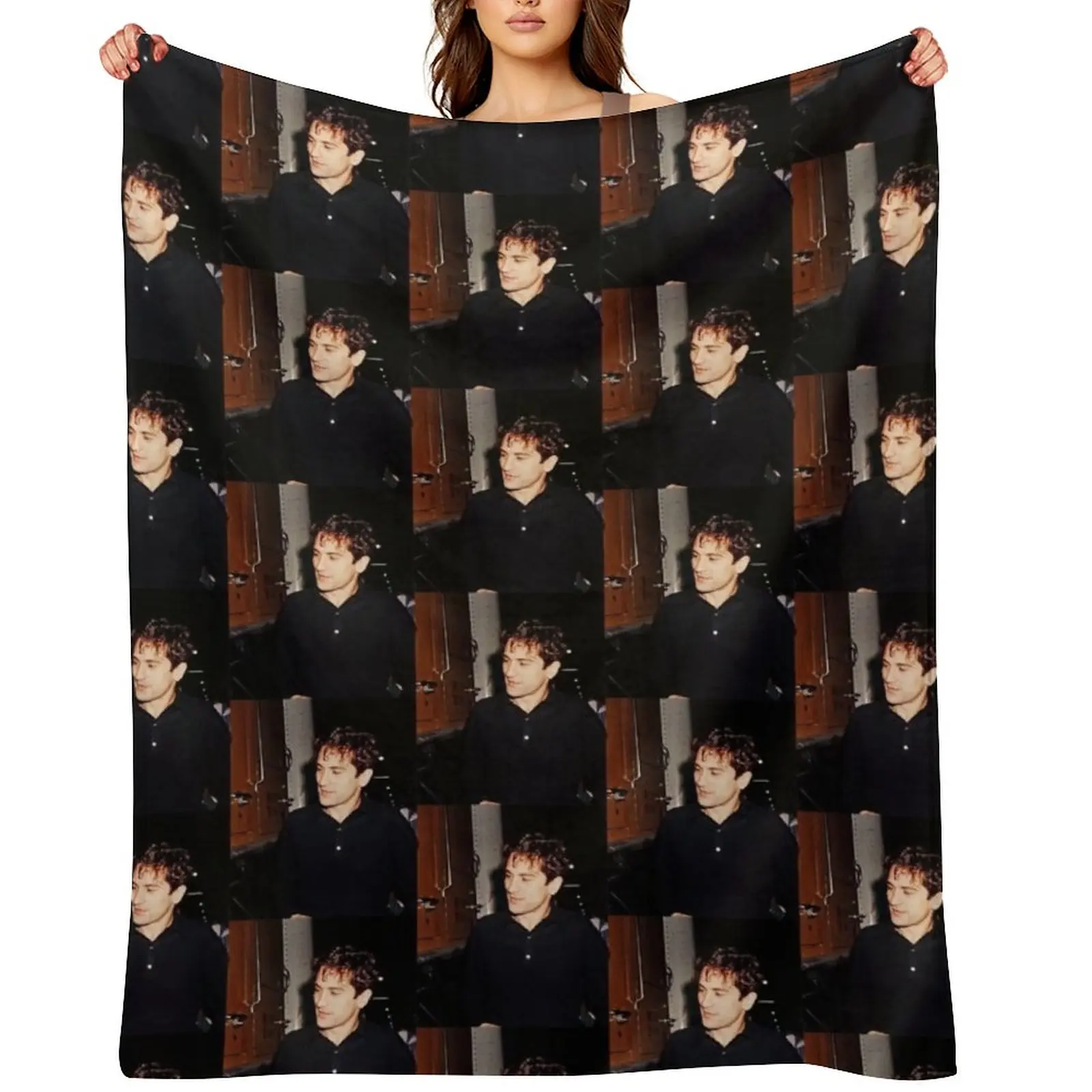 

Young Robert De Niro Throw Blanket funny gift Flannels Bed Fashionable Blankets
