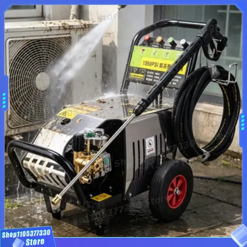 2900PSI High Pressure Washer 220V Dual Motor Cold Water Car Wash Cleaning Equipment High Efficiency Machine for Home Use High