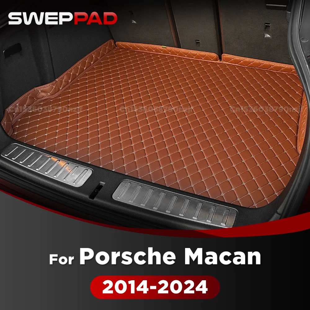 For Porsche Macan 2014-2024 2023 2022 2021 20 19 18 17 16 15 3D Car Trunk Mat Cargo Liner Carpet Interior Accessories Cover