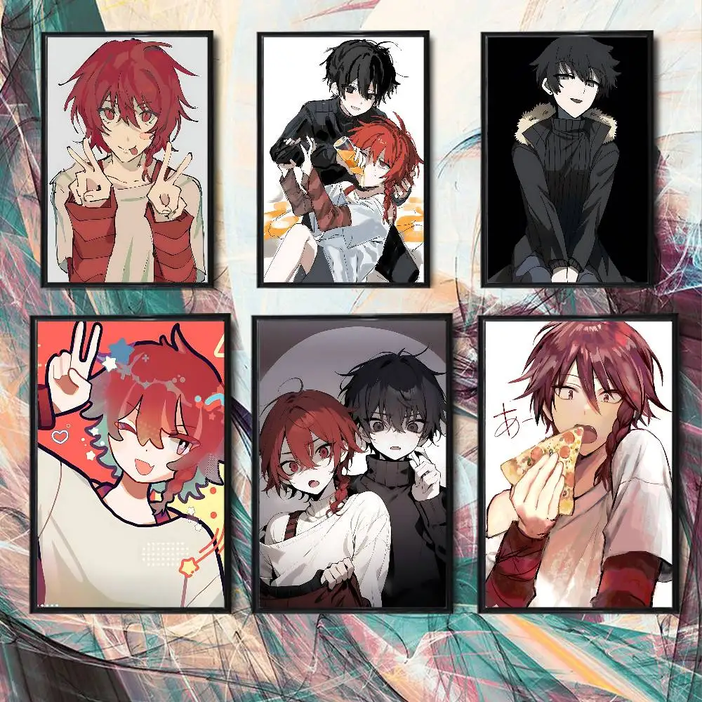 Maeno Aki Tsugino Haru ZENO Remake Poster HD Art Wall Waterproof Home Living Room Bedroom Bar Aesthetic Decoration