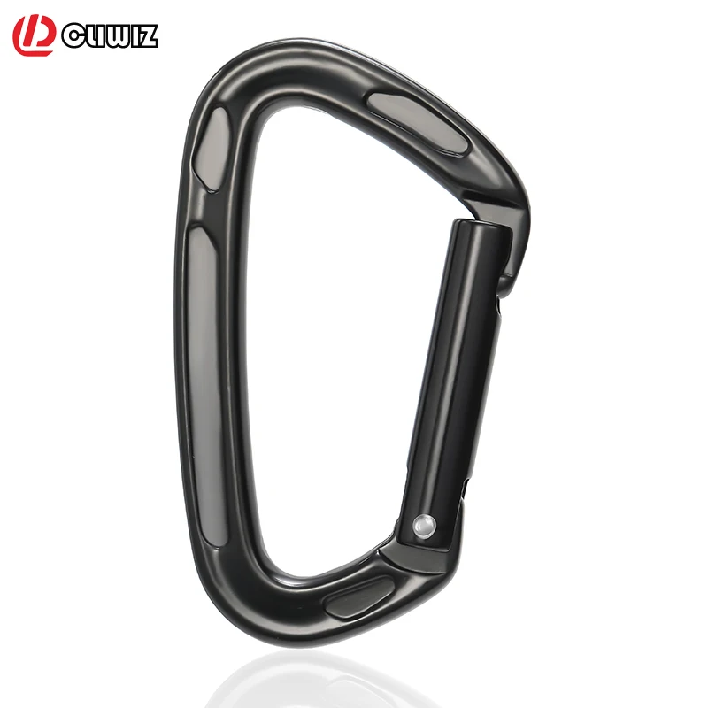 CLIWIZ Brand Professional Outdoor Climbing Carabiner Aluminum 25kn Safety Automatic Lock With CE\UIAA Certificates