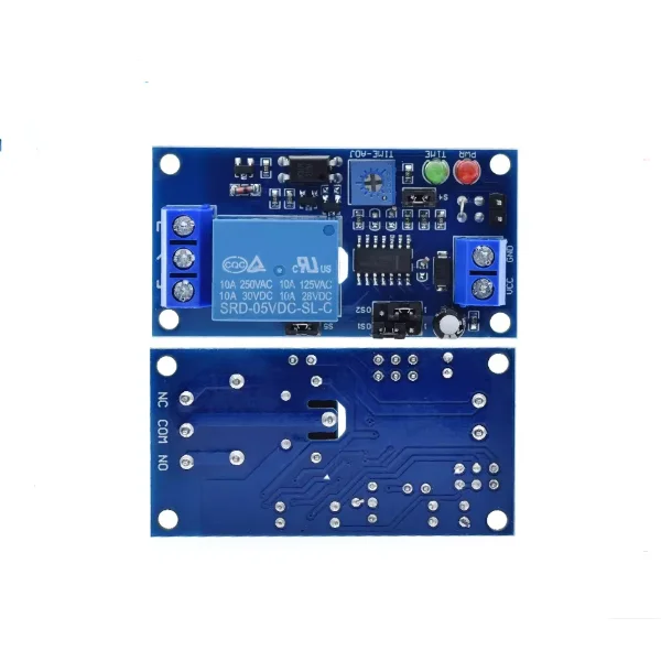 5V 12V Normally Open Trigger Delay Switch Relay Delay Circuit Timing Vibration Alarm Module