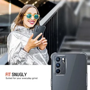 Oppo Reno 12 11 F 10 5G 5 6 7 8 Lite Pro Plus 8T 4GケースソフトTPU透明ダストプルーフのための衝撃プルーフ透明ケース 10ベストセールスかわいい電話ケースOppo -№2